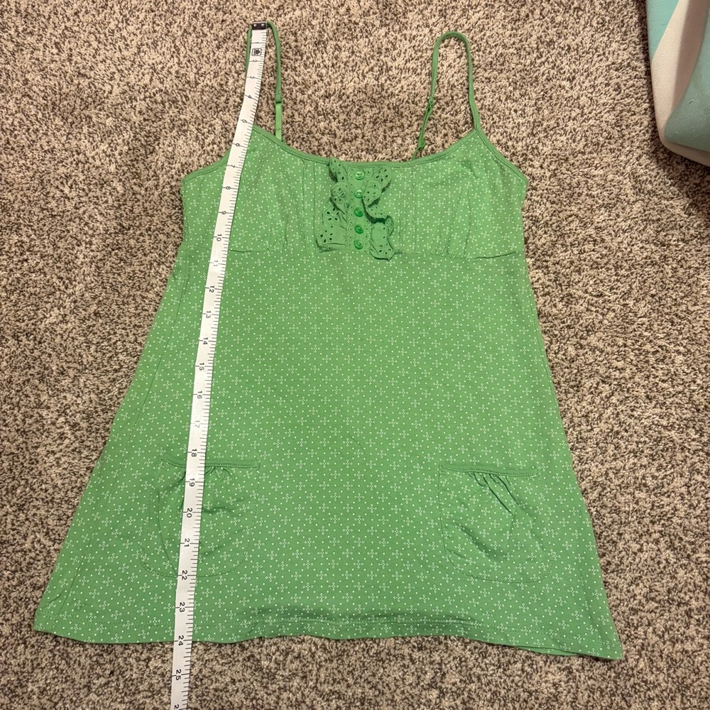 Aeropostale Vintage Green Babydoll Top